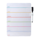 Kikkerland Weekly Dry Erase Board
