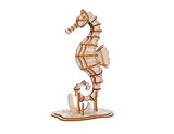 Kikkerland: 3D Wooden Puzzle Seahorse