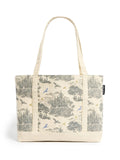 Rebecca Yarros's Fourth Wing: Basgiath Toile Large Zippered Market Tote Bag