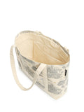 Rebecca Yarros's Fourth Wing: Basgiath Toile Large Zippered Market Tote Bag