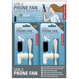 Kikkerland USB Type C Phone Fan