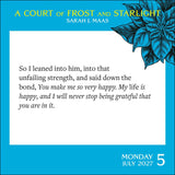A Court of Thorns and Roses 2027 Day-to-Day Calendar