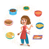 Lola y los alimentos saludables