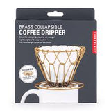 Kikkerland: Brass Collapsible Dripper