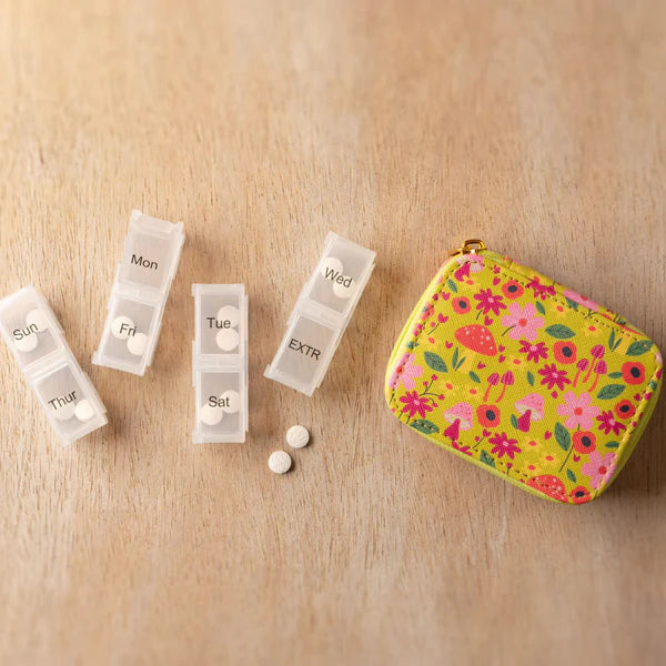 Karma Travel Pill Case: Mushroom