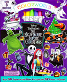 Colorworld: Disney Tim Burton's Nightmare Before Christmas: Coloring Book with Jumbo Markers and 30+ Glow in the Dark Stickers for Creative Kids Ages