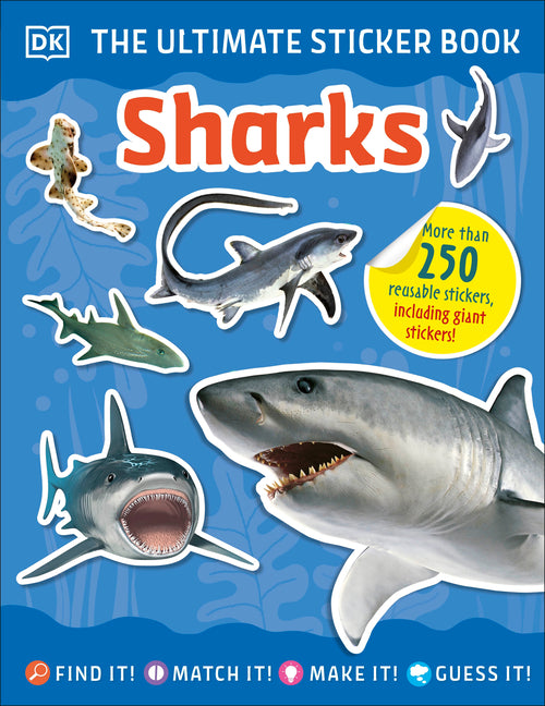 The Ultimate Sticker Book Sharks (Reissue)