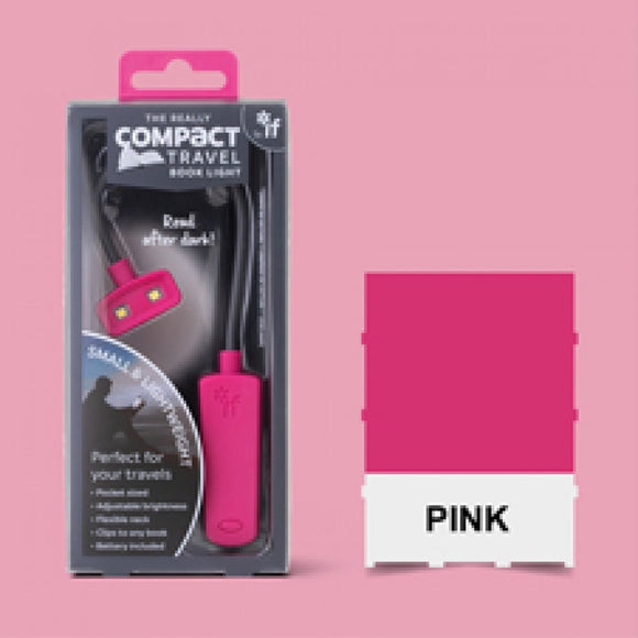 PINK - COMPACT TRAVEL BOOK LIGHT