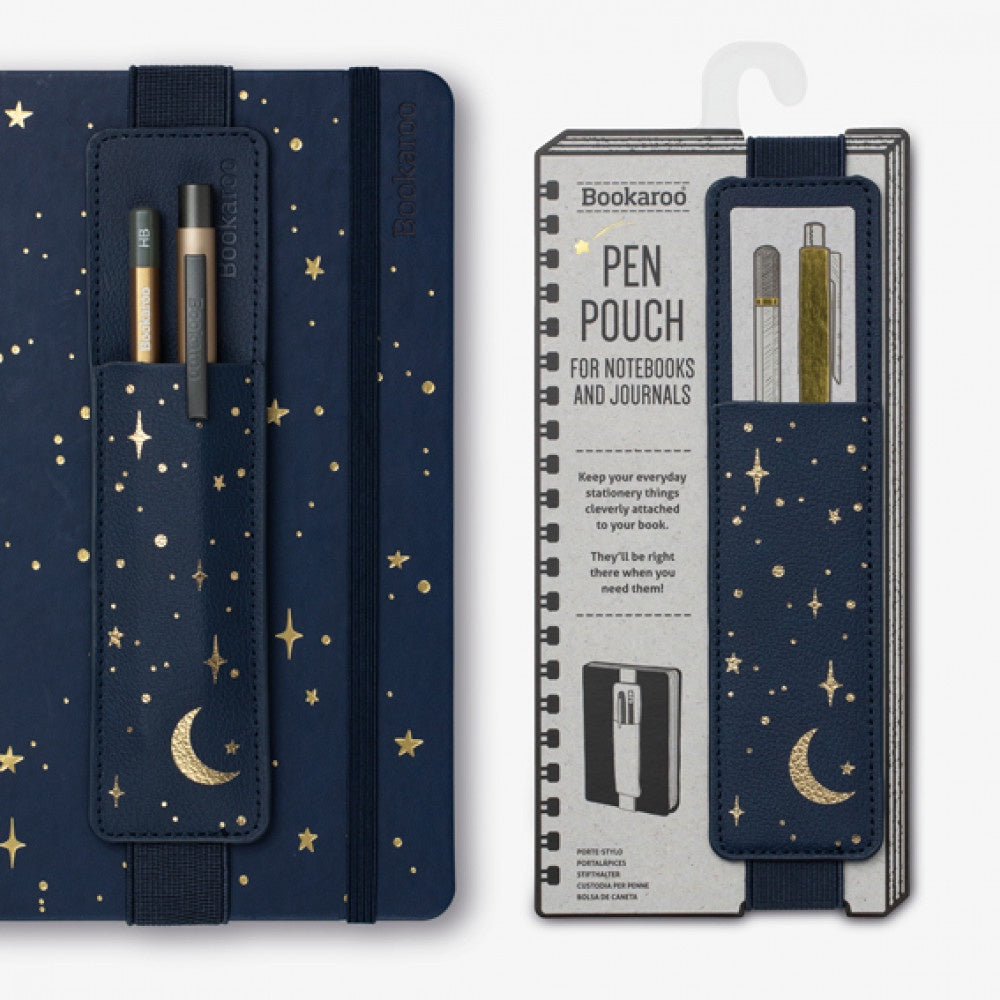Bookaroo Moon & Stars Pen Pouch
