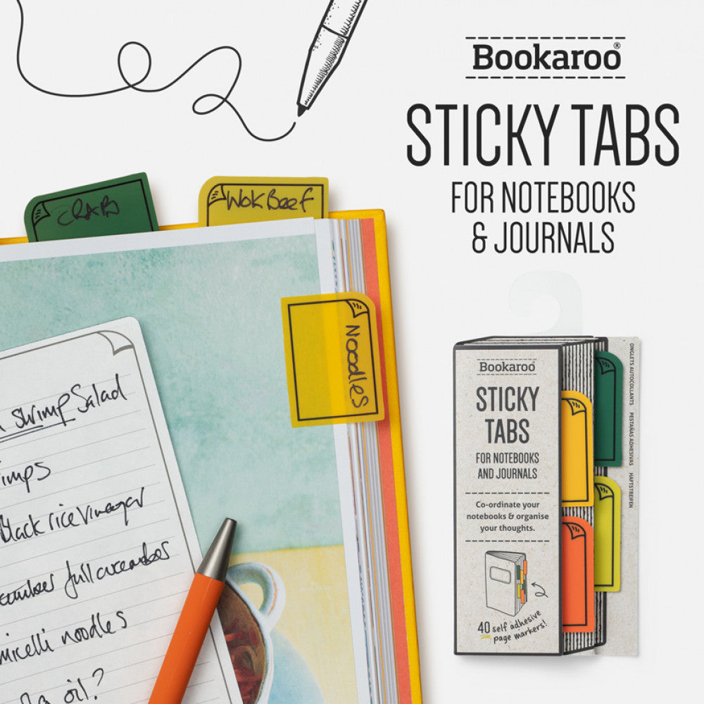 Bookaroo Sticky Tabs - Blues