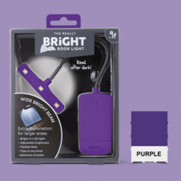 THE REALLY BRIGHT BOOK LIGHT - PURPLE