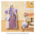 Bookaroo Tote Bag - Aubergine & Cream