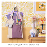 IF USA Bookaroo Tote Bag: Dark Red & Navy