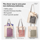 IF USA Bookaroo Tote Bag: Dark Red & Navy