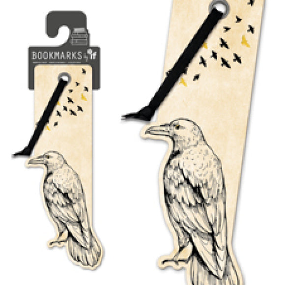 Bookmarks By IF USA: Crow (Quirky Collection)