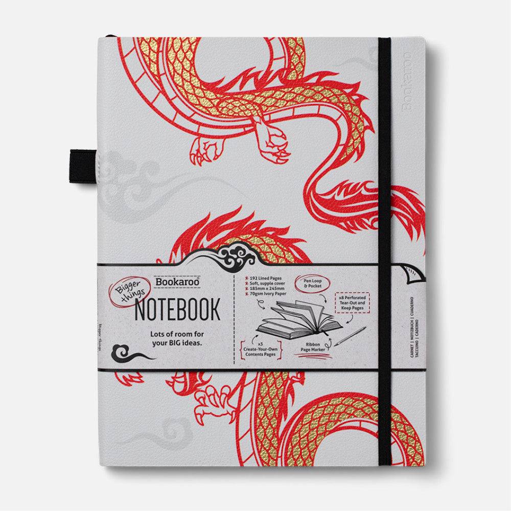 Bookaroo Bigger Things Notebook- Warrior Dragon