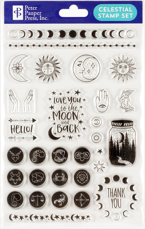Celestial Clear Stamp Set