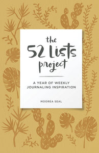 The 52 Lists Project Botanical Pattern : A Year of Weekly Journaling Inspiration