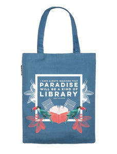 LIBRARY PARADISE TOTE BAG