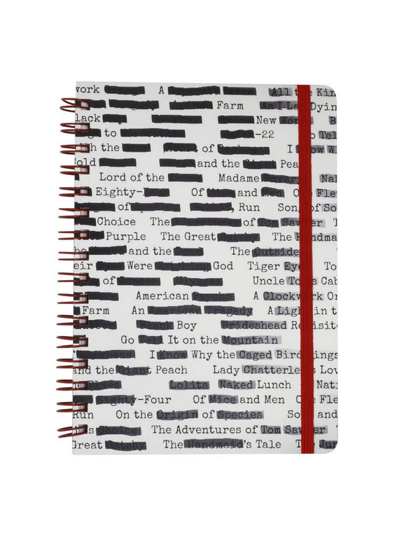 Banned Books lenticular notebook