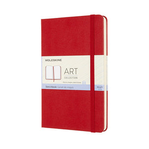Moleskine Art Sketchbook, Medium, Scarlet Red