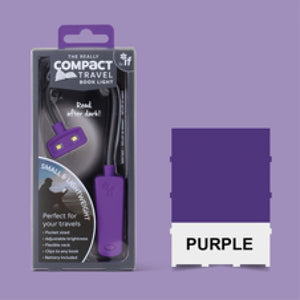 PURPLE - COMPACT TRAVEL BOOK LIGHT