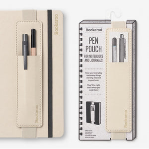 Bookaroo Pen Pouch - Cream