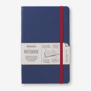 BOOKAROO A5 NOTEBOOK - NAVY