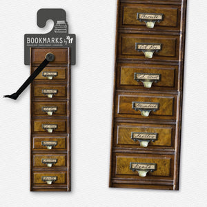 BOOKMARKS BY IF- VINTAGE DRAWERS